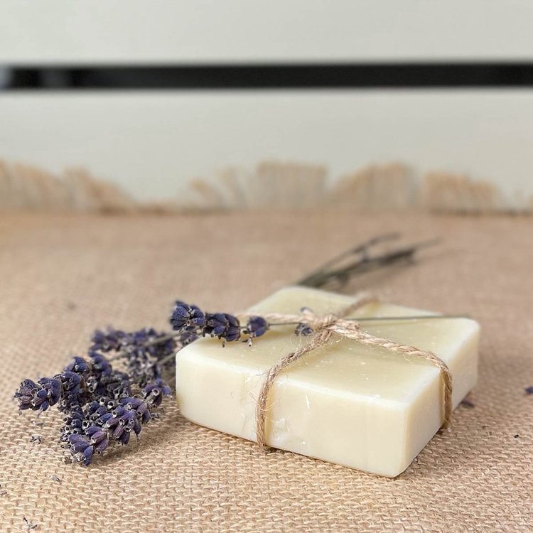 Floral Body Soap with Lavender, Rosemary & Rose Geranium
