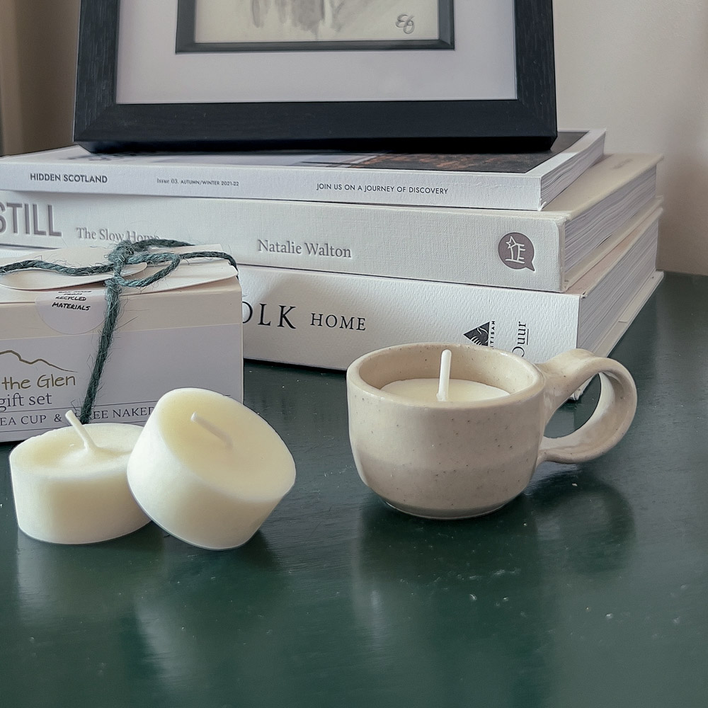 ceramic tealight cup