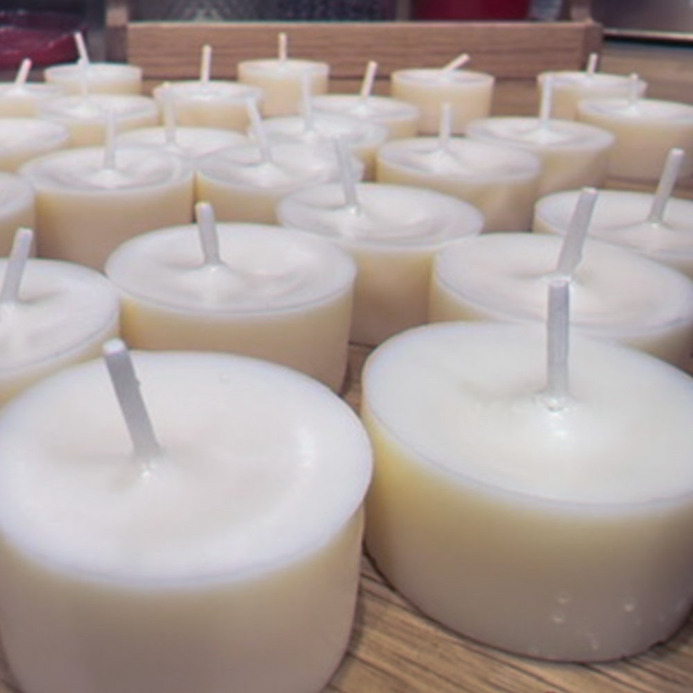 Naked Tealights hand-poured by Made in The Glen paraffin free