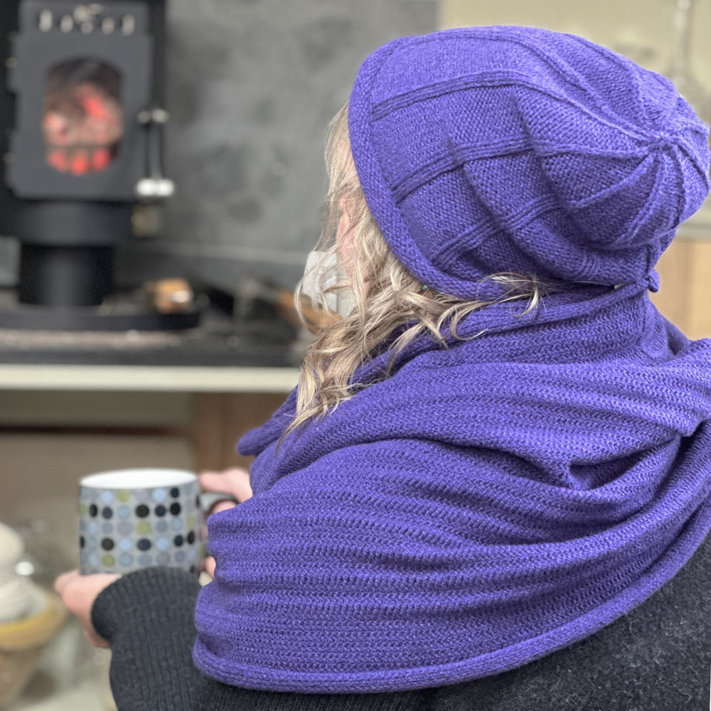 Scottish lambswool slouch hat