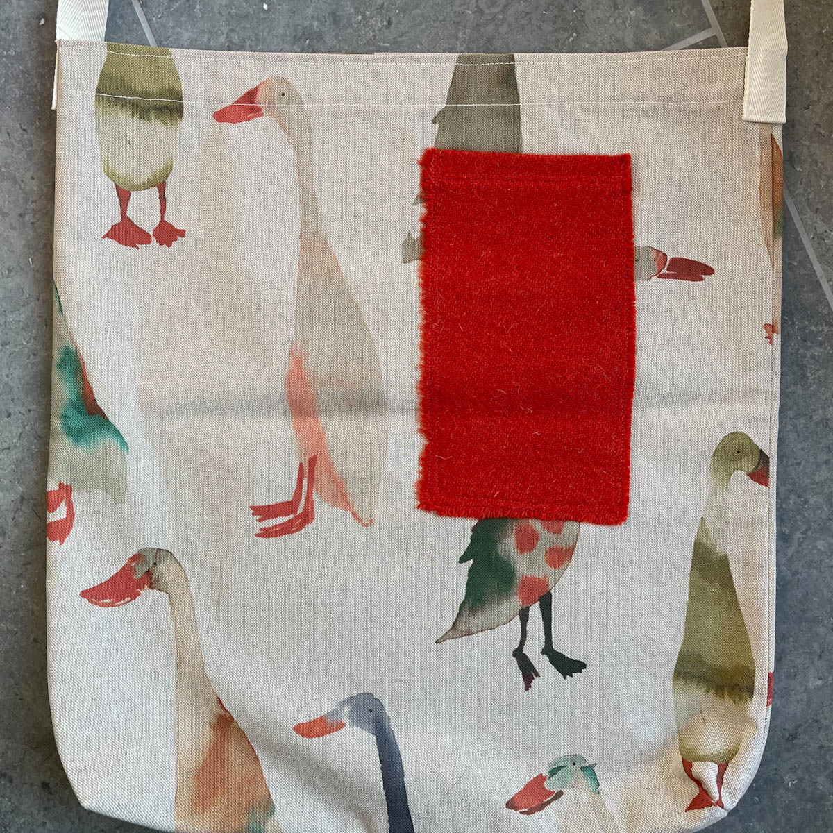 handmade in scotland tote bag from uk fabric and harris tweed (7)