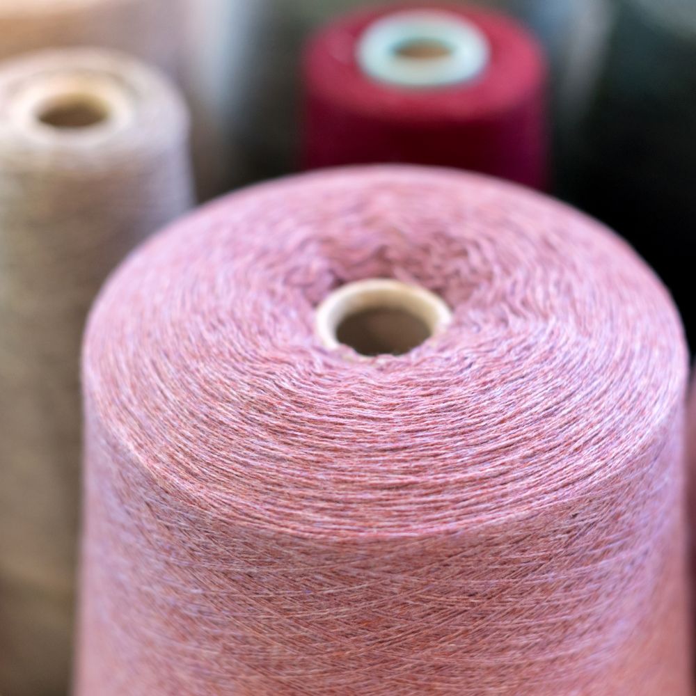 cashmere on the cone recycled and spun