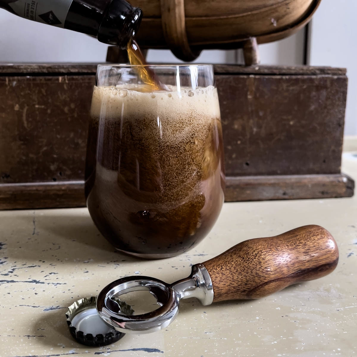 Bottle Opener - Mahogany