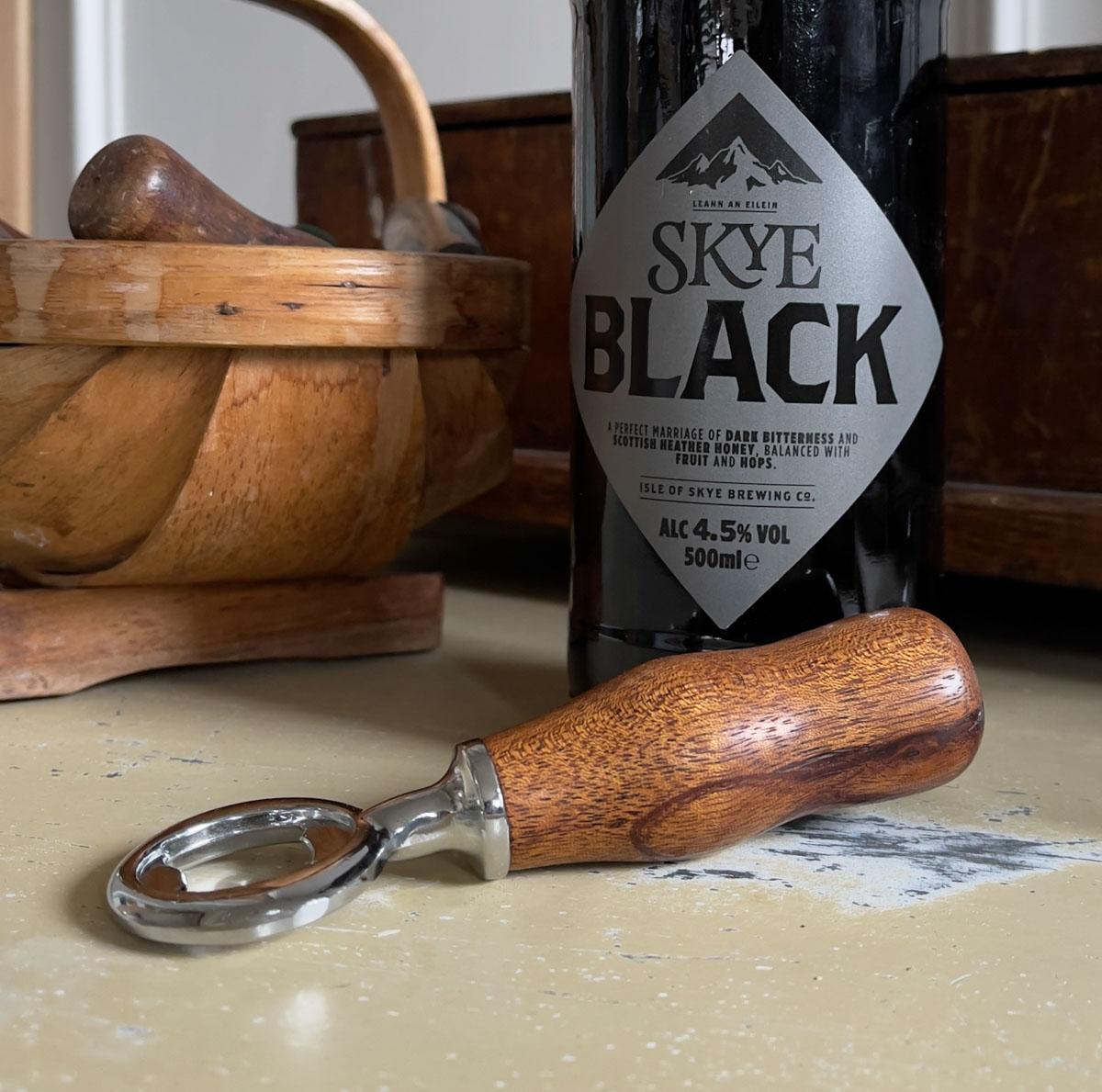Bottle Opener - Mahogany