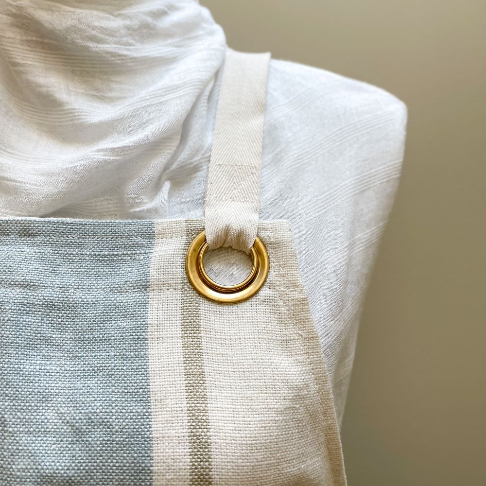 Wash Linen Cooks Apron made from Scottish Linen