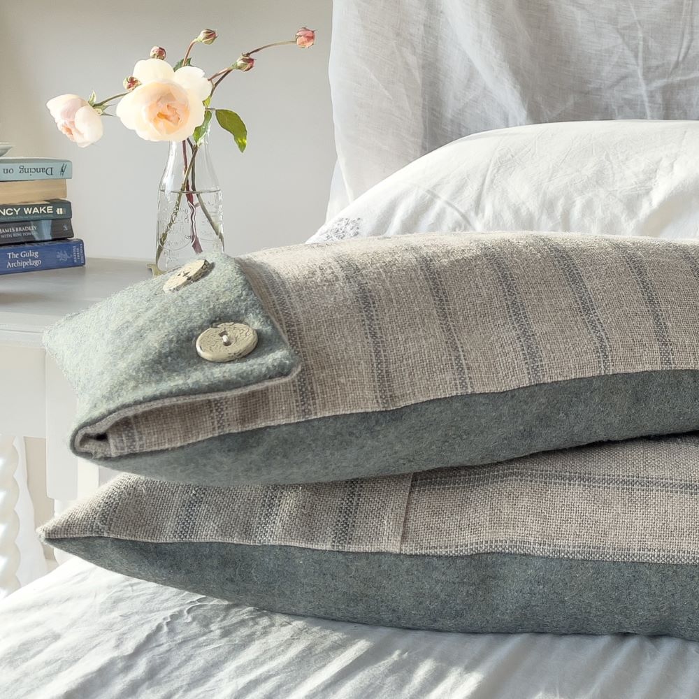 Scottish wool and linen cushions for interior design and home styling