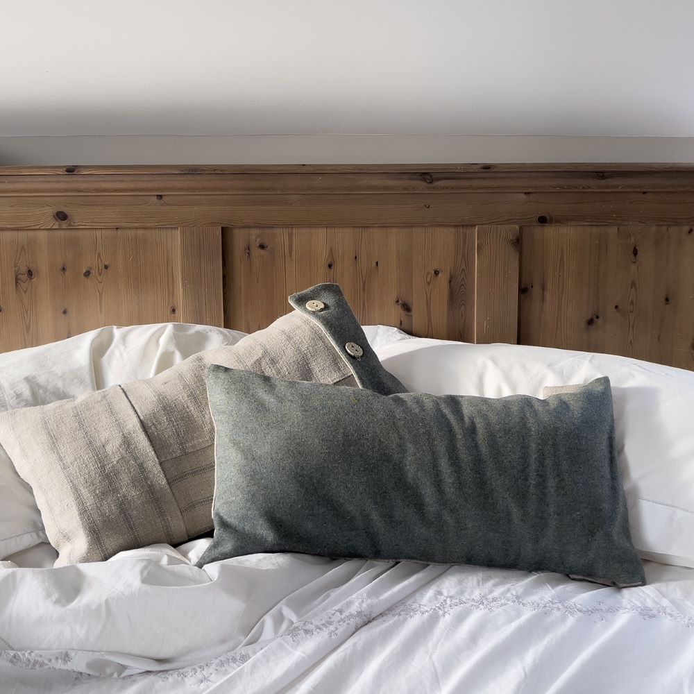 Scottish wool and linen cushions for interior design and home styling