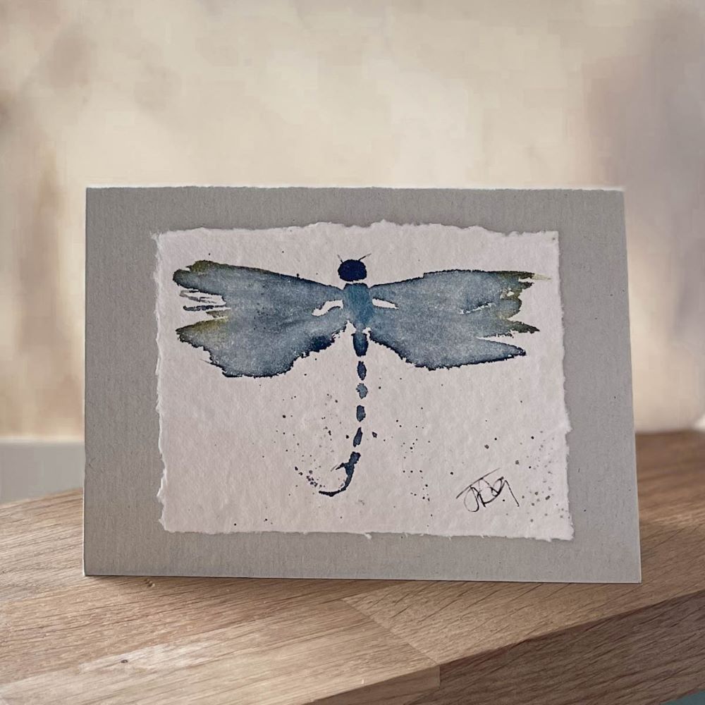 Hand Painted Scottish Greetings Card - sustainable greeting card original artwork