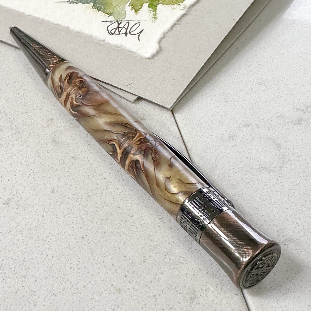 handmade Gibson ballpoint pen handmade in Scotland