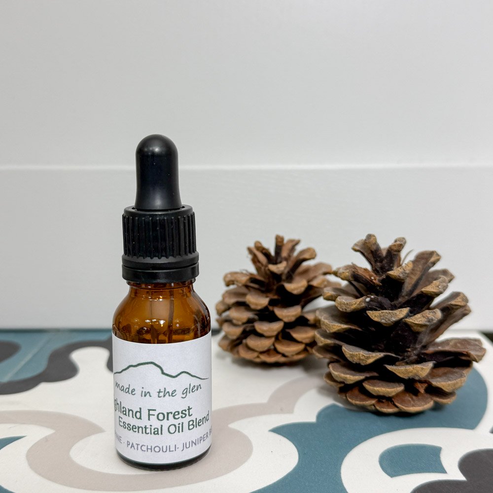Highland collection of Essential oils blends for diffusers and oil burners handmade in Scotland