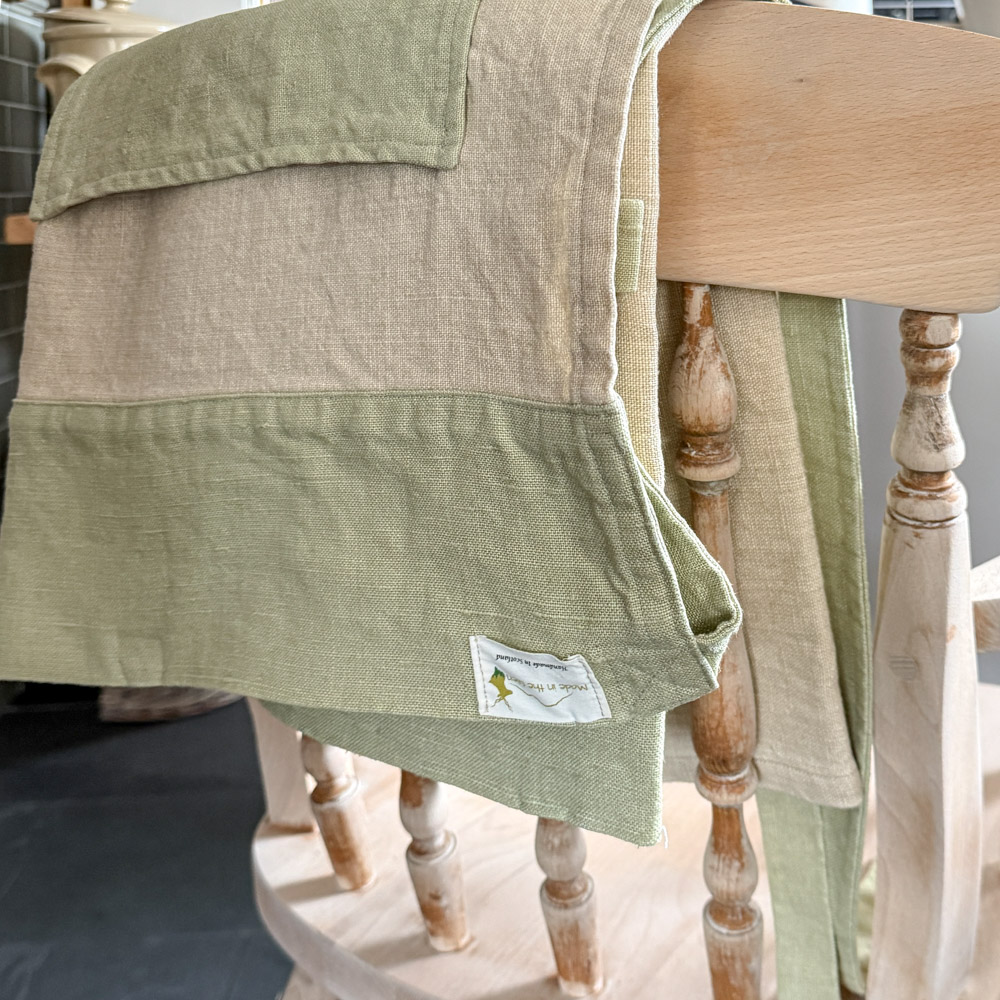 Scottish Linen Bistro Apron