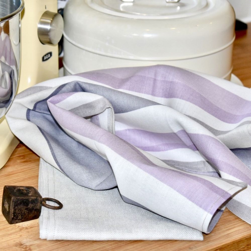 scottish linen tea towel handmade in scotland