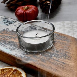 whisky cask tea light holder gift made in Scotland