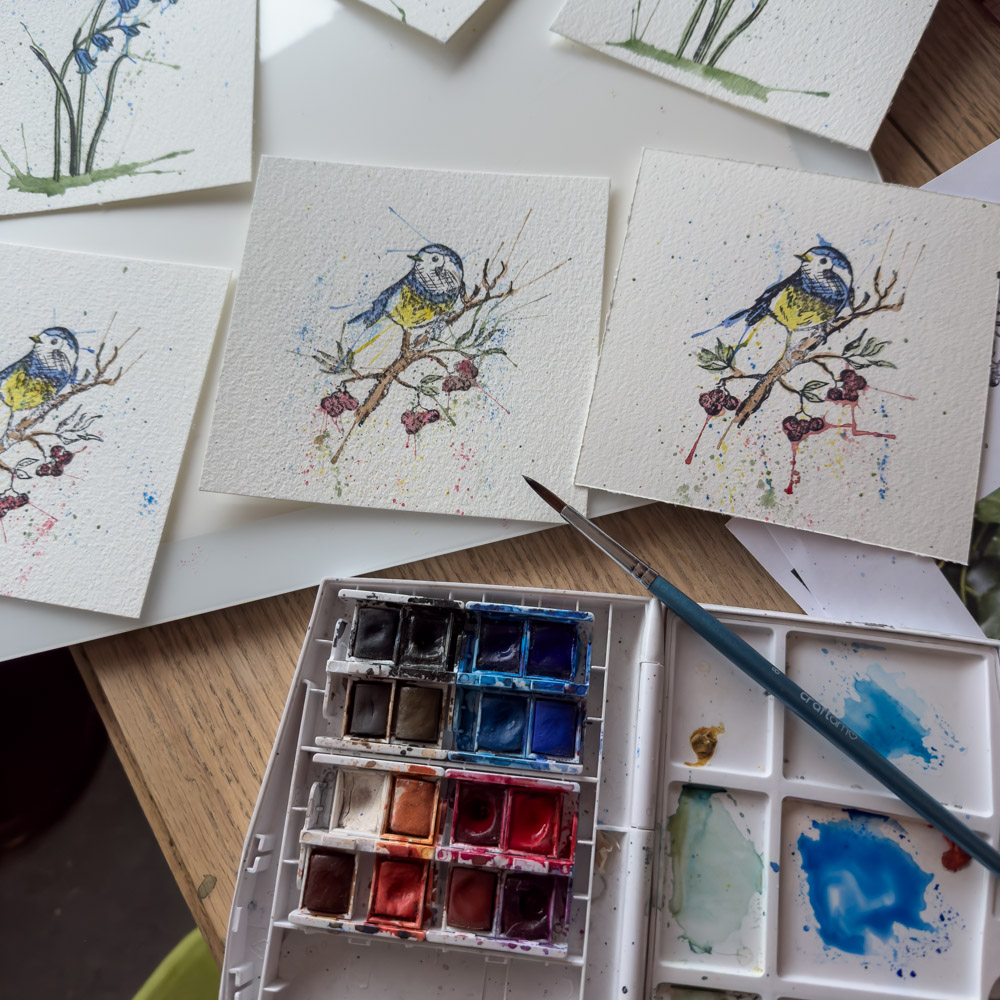 Behind the scenes elizabeth griffin making cards
