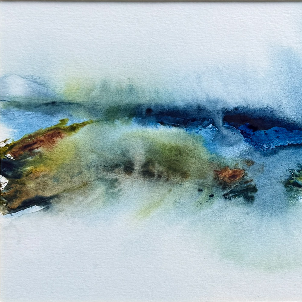 As the Burn Flows Scottish Watercolour Art