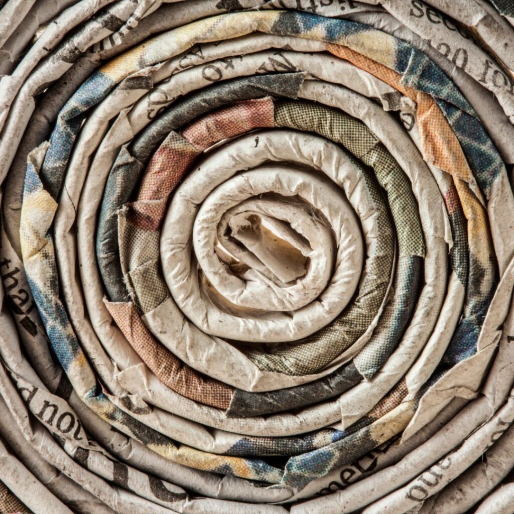 Recycling paper post consumer waste