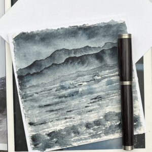 Original Watercolour Greeting Cards: Scotland's Majestic Landscapes Steely Mountain