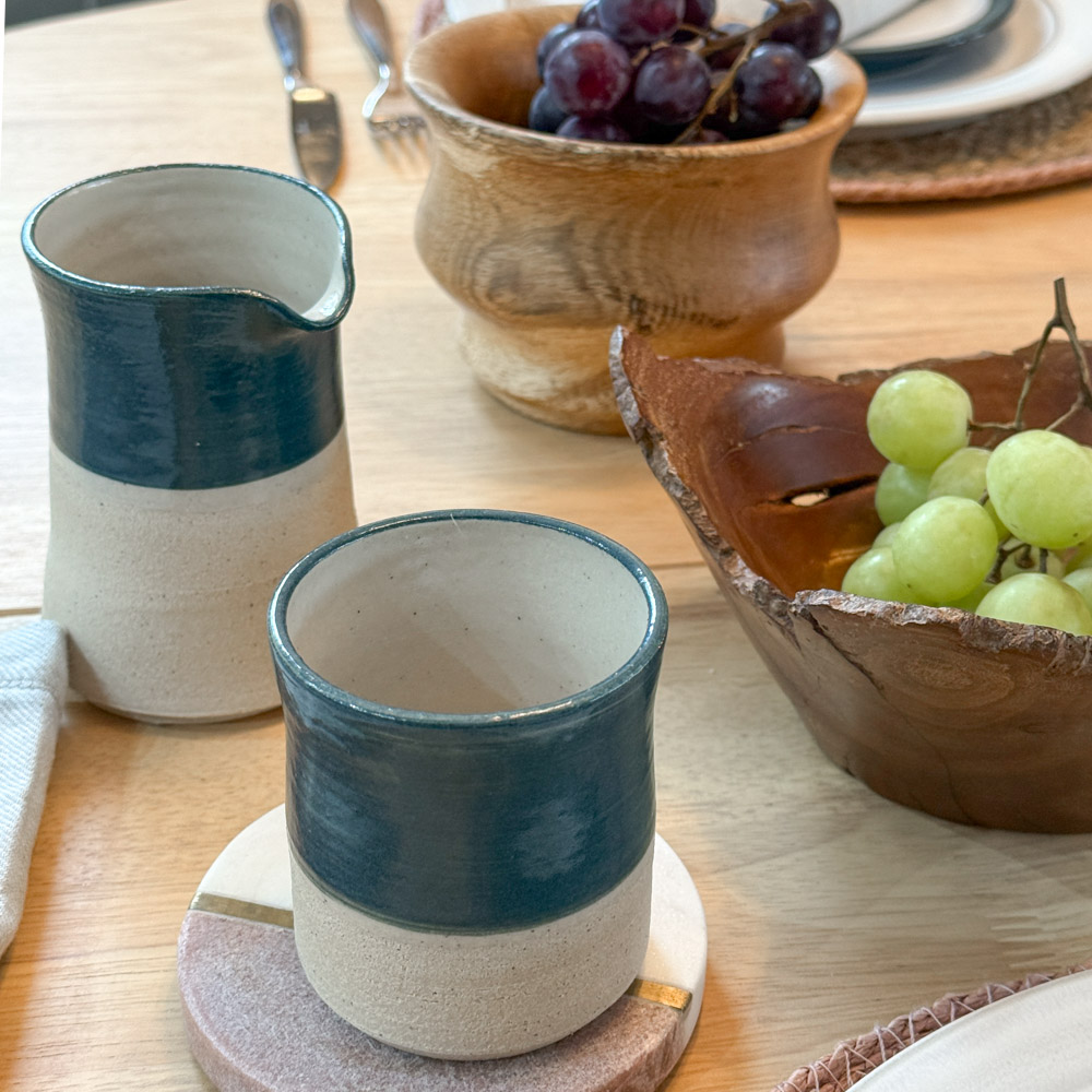 Stone & Glaze Ceramic Milk Jug