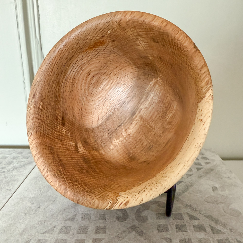 Oak Artisan Bowl handmade in Scotland made form wood oak
