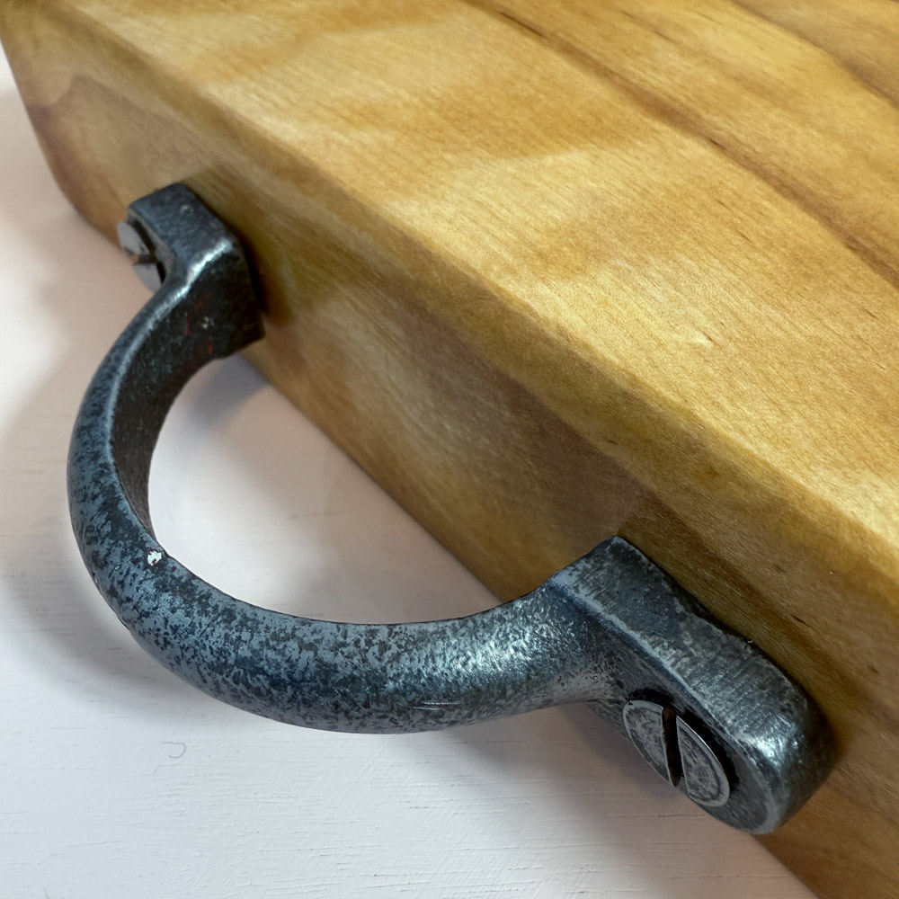 Birch Serving Board by Made in the Glen handle