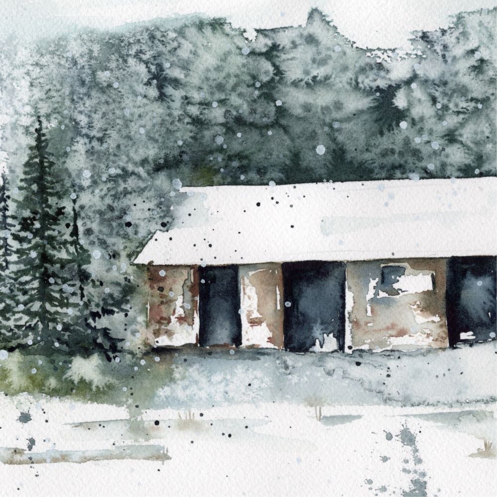 The Bothy watercolour by Julia Anne