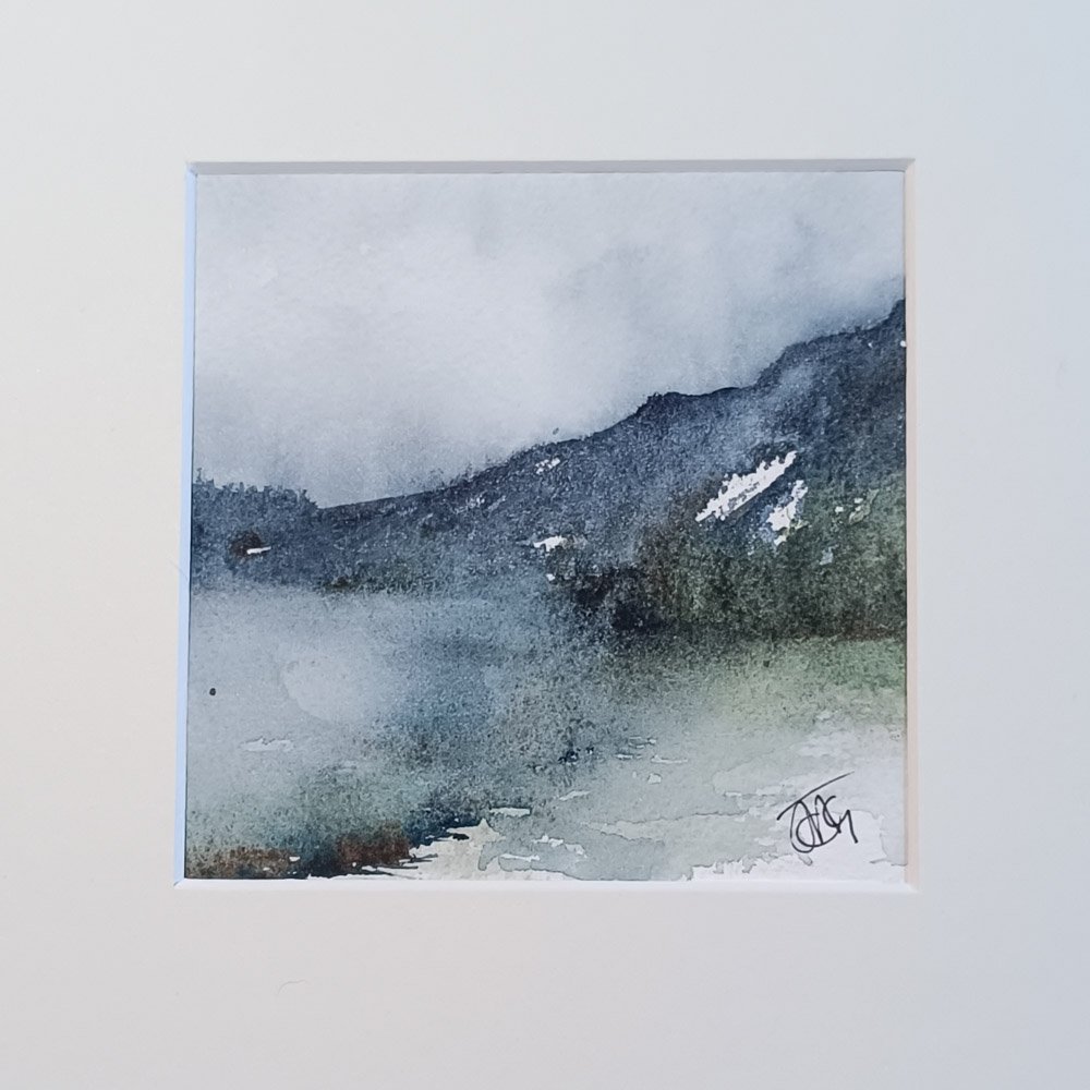 watercolour artwork by Julia Anne Highland Watercolour Landscapes