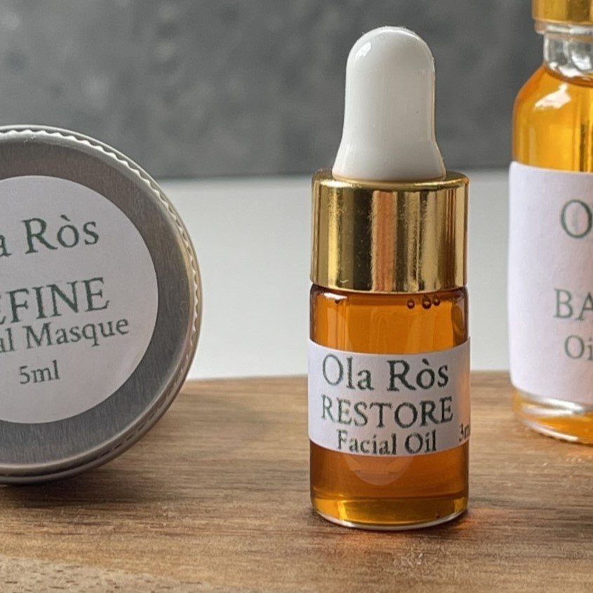 Ola Ròs Scottish Natural Skincare Restore Facial Oil mini 3ml